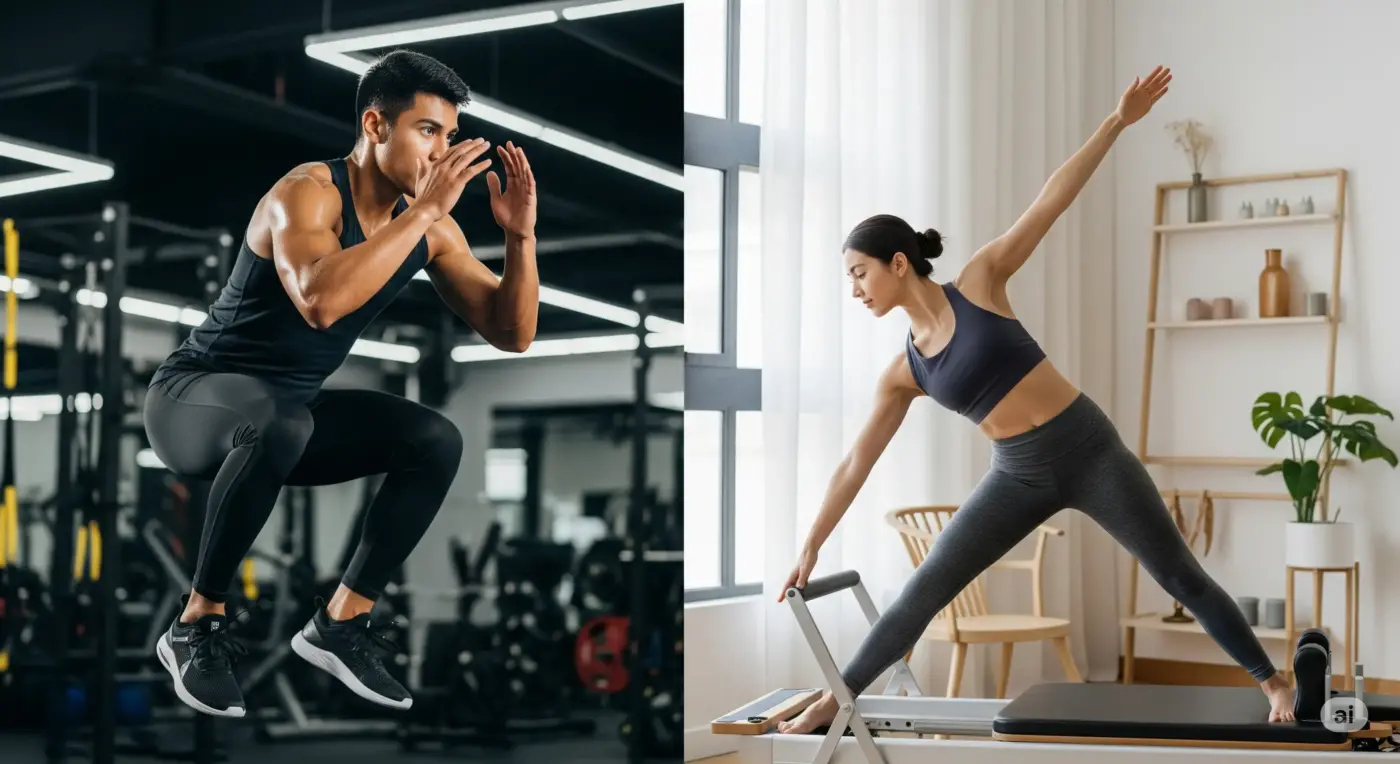 HIIT có phải kháng lực không? So sánh với tập sức mạnh, CrossFit và Pilates 6 hiit co phai khang luc khong 5